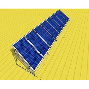 Açı Ayarlı Üçgen Sehpa 1x8 Dikey Veya Yatık Dizilim 