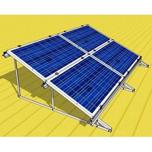 Açı Ayarlı Üçgen Sehpa 2x2 1 Kw Yatık Dizilim 