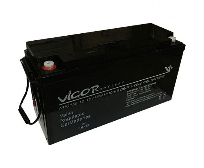 Vigor 12v 150Ah Jel Solar Akü