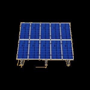 Çelik Ayak Üzeri Alüminyum Raylı 2x5 Dikey Dizilim