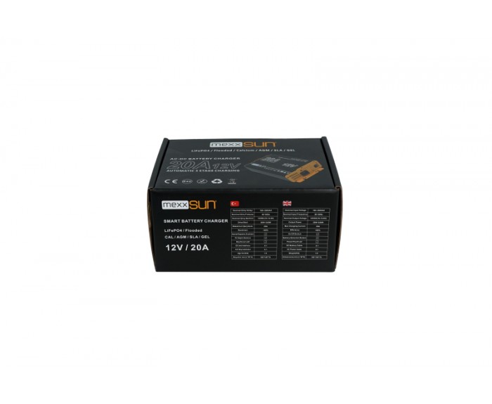 Mexxsun AC-DC Akü Şarj Cihazı 12V-20A