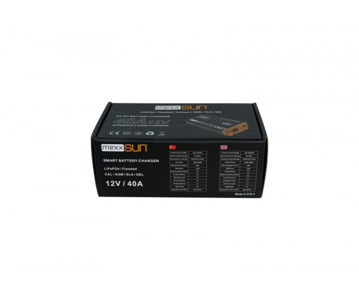 Mexxsun AC-DC Akü Şarj Cihazı 12V-40A Mexxsun AC-DC Akü Şarj Cihazı 12V-40A