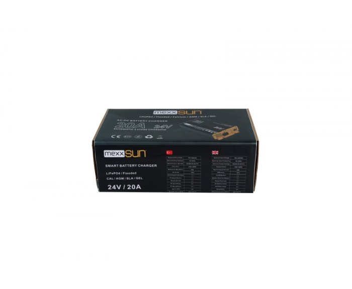 Mexxsun AC-DC Akü Şarj Cihazı 24V-20A