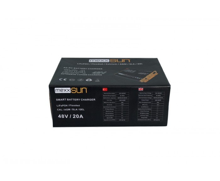 Mexxsun AC-DC Akü Şarj Cihazı 48V-20A