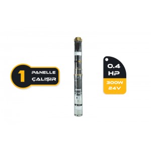 Mexxsun DC Pompa 0.4 Hp / 300W / 24V (3RDC3-35-24-300)