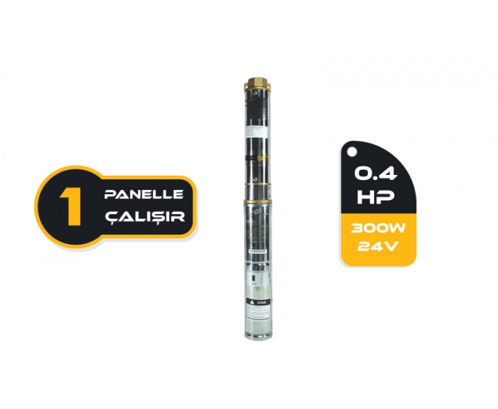 Mexxsun DC Pompa 0.4 Hp / 300W / 24V (3RDC3-35-24-300)