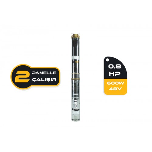 Mexxsun DC pompa 0.8 Hp / 600W / 48V (3RDC3.5-80-48-600)