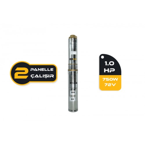 Mexxsun DC Pompa 1 Hp / 750W / 72V (4DC6-56-72-750)