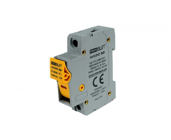 DC Sigorta + Sigorta Yuvası (32A 1000V) - 12 adet DC Sigorta + Sigorta Yuvası (32A 1000V) - 12 adet