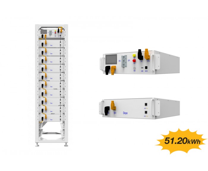 DEYE 51.20 kWh Yüksek Voltaj Lityum Akü