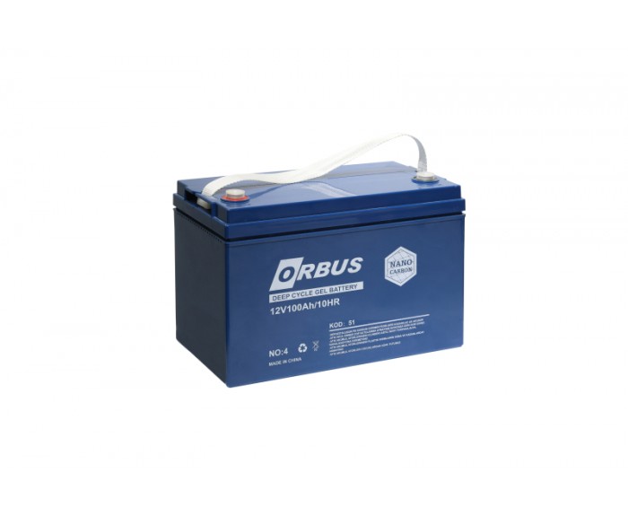 Orbus 12V 100Ah Jel akü