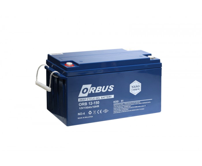 Orbus 12V 150Ah Jel Akü
