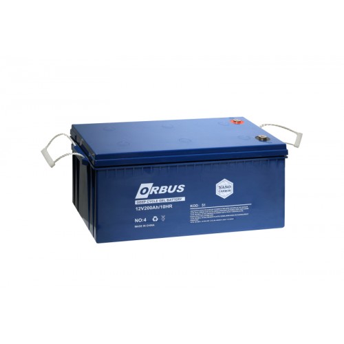 Jel akü 12V 200Ah Orbus Jel akü 12V 200Ah Orbus