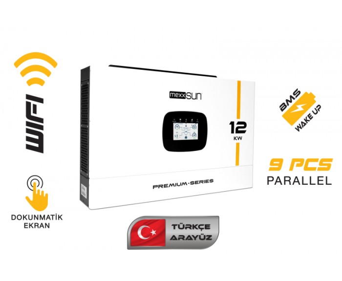 MEXX-P12kW - Premium 48V 12kW (Paralel /Wi-Fi/ Dual Output)