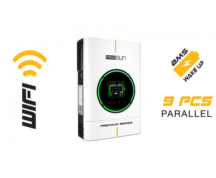 MEXX-P6kW - Premium 48V 6kW (Paralel /Wi-Fi/ Dual Output) MEXX-P6kW - Premium 48V 6kW (Paralel /Wi-Fi/ Dual Output)