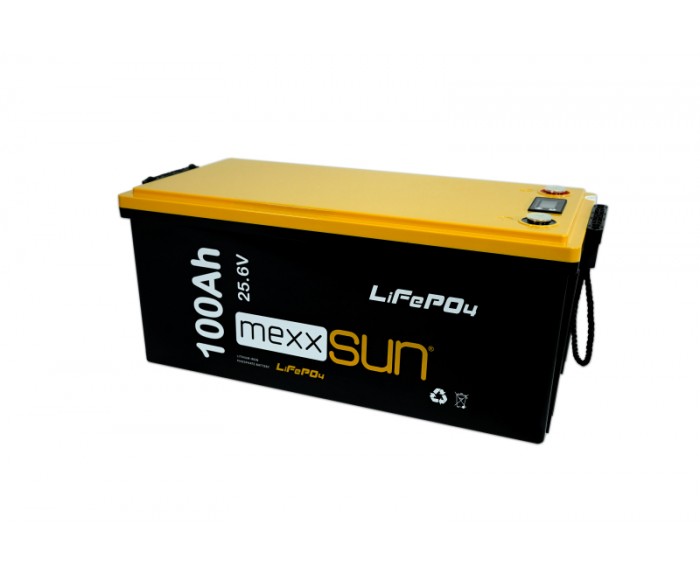 MEXXSUN Lityum Akü 25,6V 100Ah (LiFePo4) 2560Wh