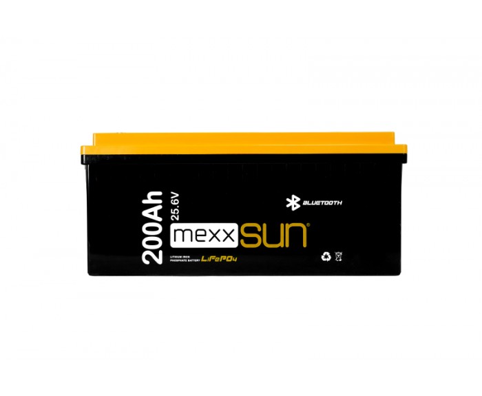 MEXXSUN Lityum Akü 25,6V 200Ah (LiFePo4) 5120Wh