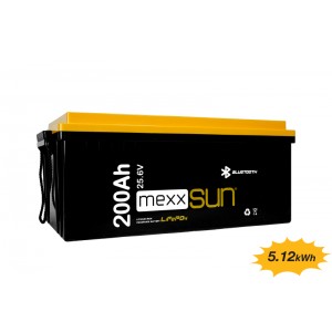MEXXSUN Lityum Akü 25,6V 200Ah (LiFePo4) 5120Wh