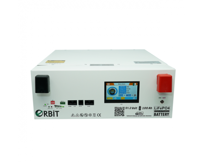 Orbit 51.2 V 100 Ah Lifepo4 Akü Orbit 51.2 V 100 Ah Lifepo4 Akü