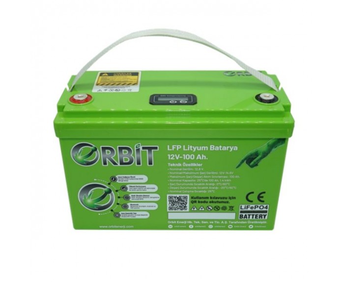 Orbit 12 V 100 Ah Lifepo4 Akü