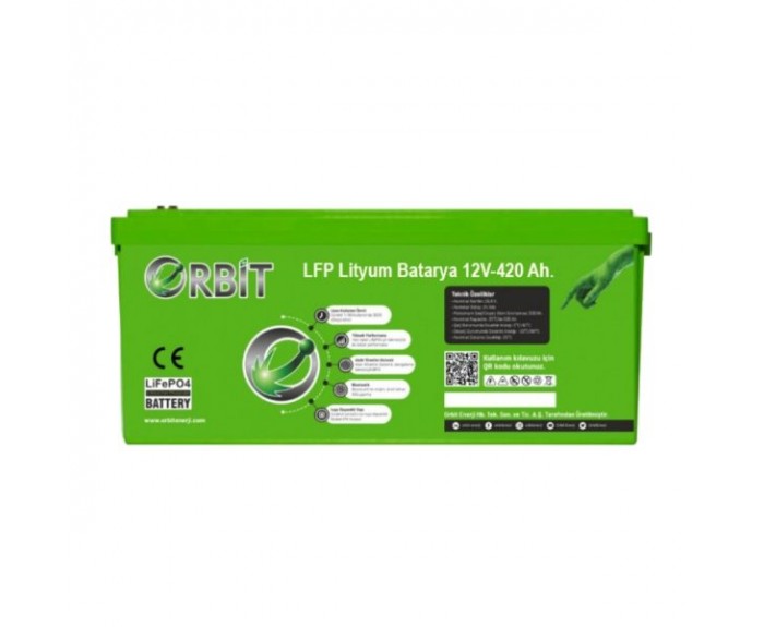 Orbit 12 V 420 Ah Lifepo4 Akü Orbit 12 V 420 Ah Lifepo4 Akü