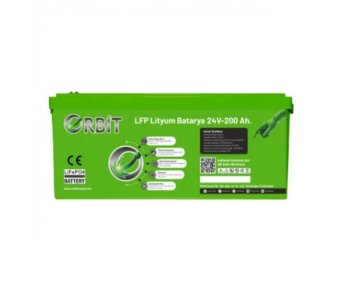 Orbit 24 V 210 Ah Lifepo4 Akü-Marin Tip Orbit 24 V 210 Ah Lifepo4 Akü-Marin Tip