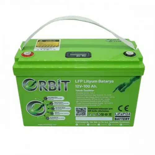 Orbit 12 V 100 Ah Lifepo4 Akü-Marin Tip